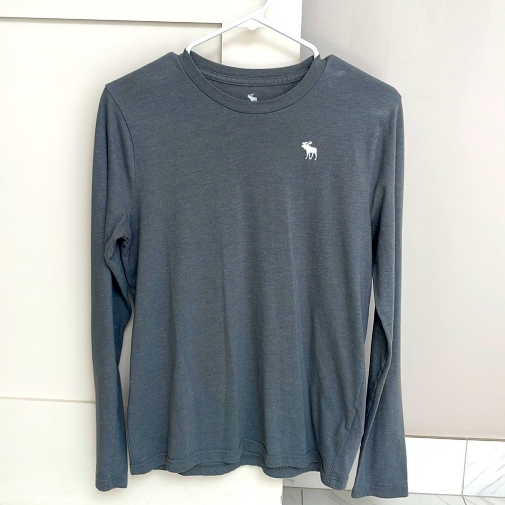 Kids Gray Long Sleeve Shirt